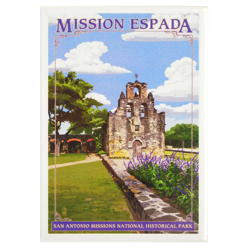 San Antonio Missions National Historical Park Magnet - Espada