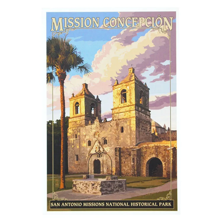 San Antonio Missions National Historical Park Postcard - Concepcion