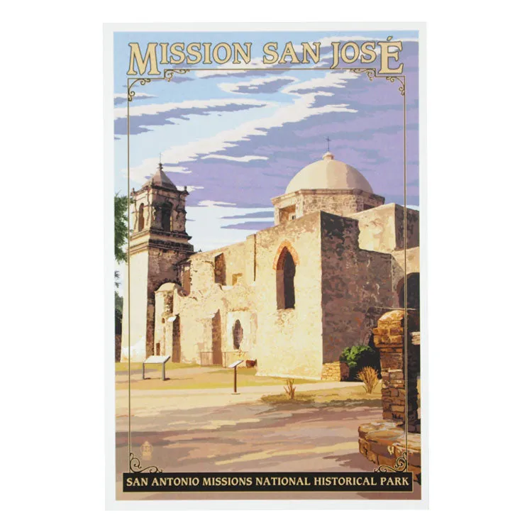 San Antonio Missions National Historical Park Postcard - San Jose