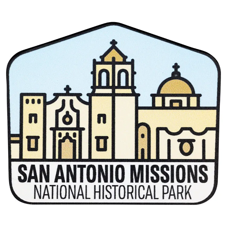 San Antonio Missions National Historical Park Sticker - Fell Logo