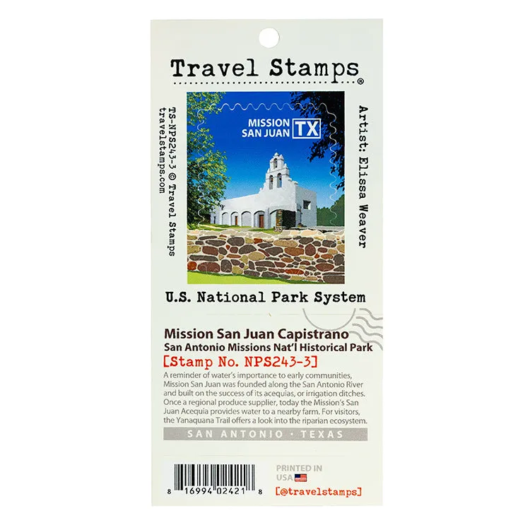 San Antonio Missions National Historical Park Travel Stamp - San Juan