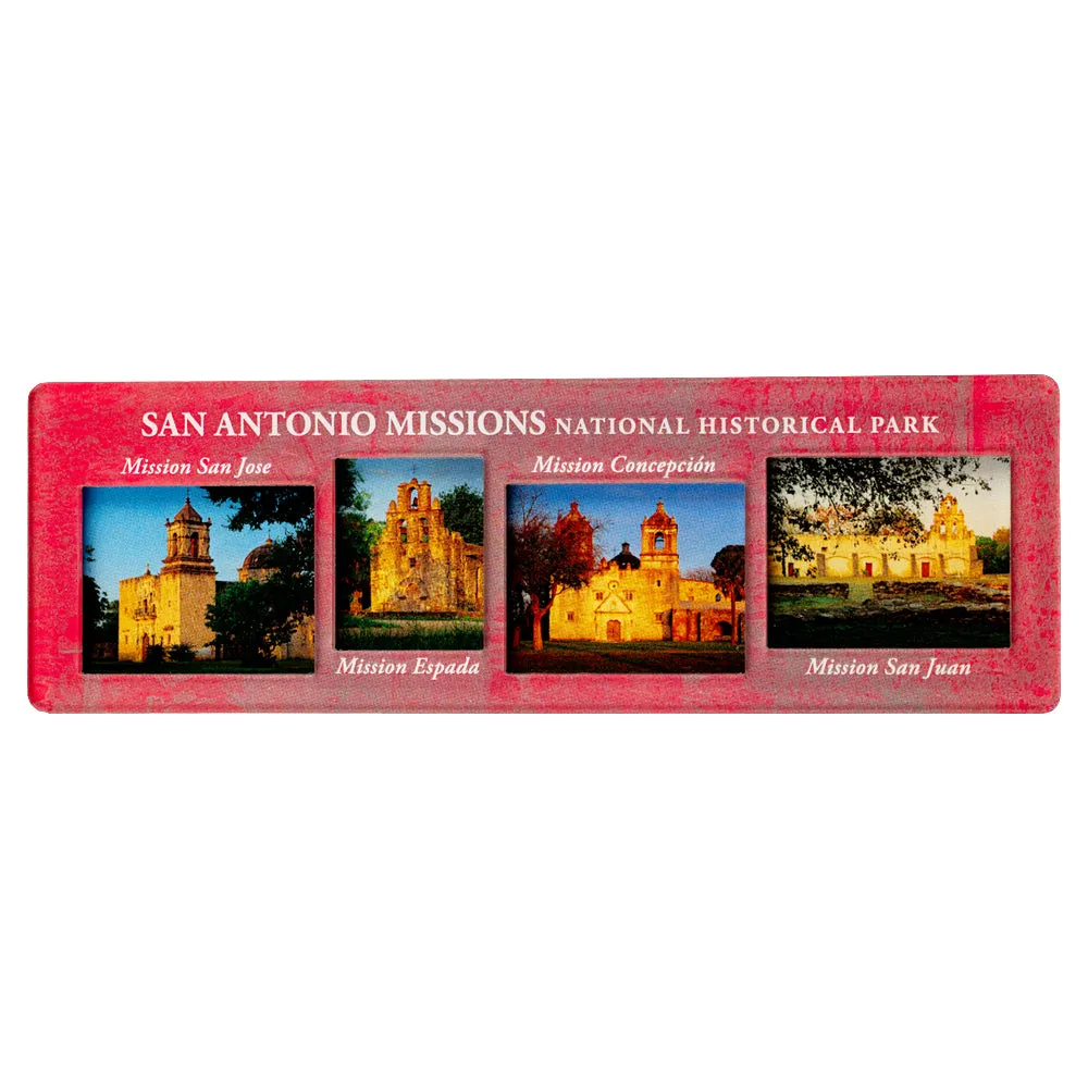 San Antonio Missions National Historical Park Magnet - Four Missions