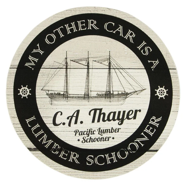 San Francisco Maritime National Historical Park Sticker - C.A. Thayer