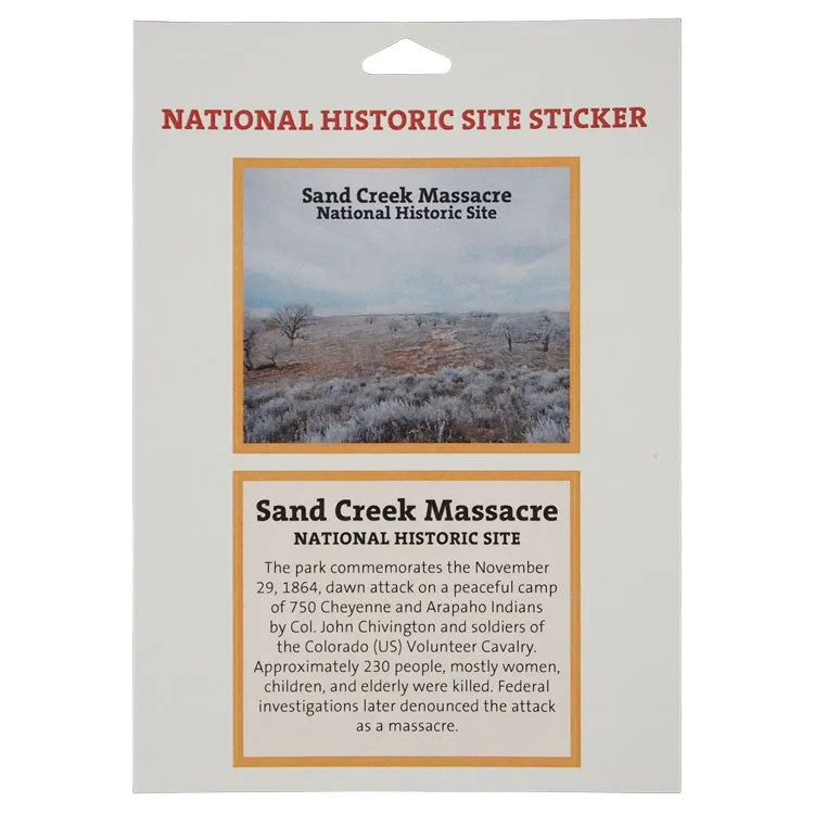 Sand Creek Massacre National Historic Site Sticker Park Sticker