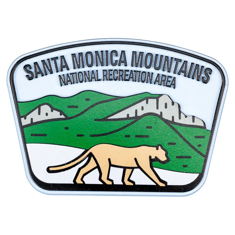 Santa Monica Mountains National Recreation Area Flex Magnet - Fell Logo