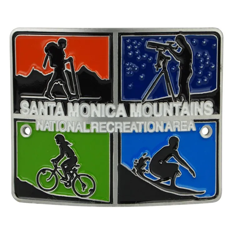 Santa Monica Mountains National Recreation Area Hiking Stick Medallion - Activities