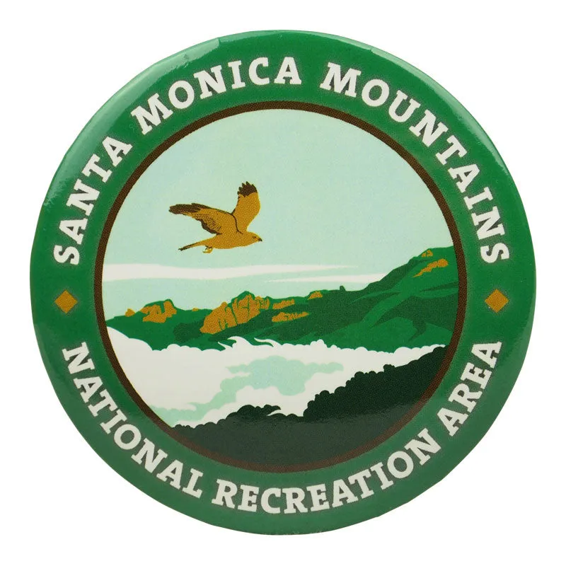 Santa Monica Mountains National Recreation Area Magnet - Round Logo