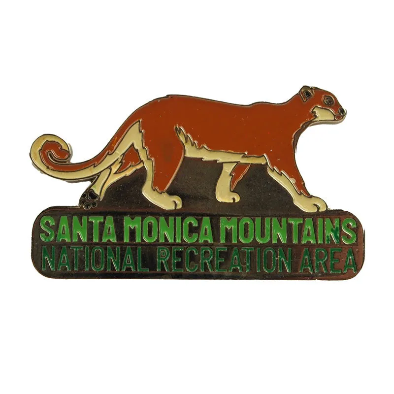 Santa Monica Mountains National Recreation Area Pin - Mountain Lion