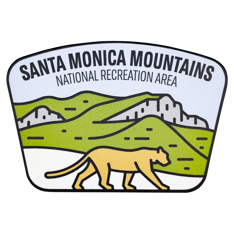 Santa Monica Mountains National Recreation Area Sticker - Fell Logo