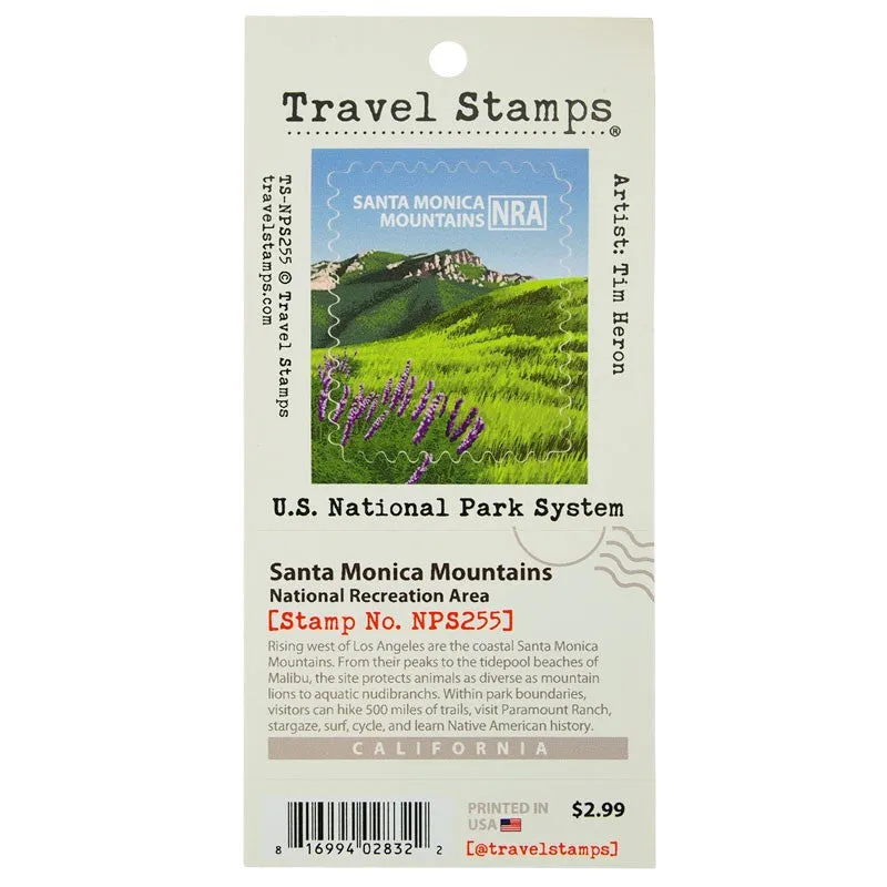 Santa Monica Mountains National Recreation Area Travel Stamp