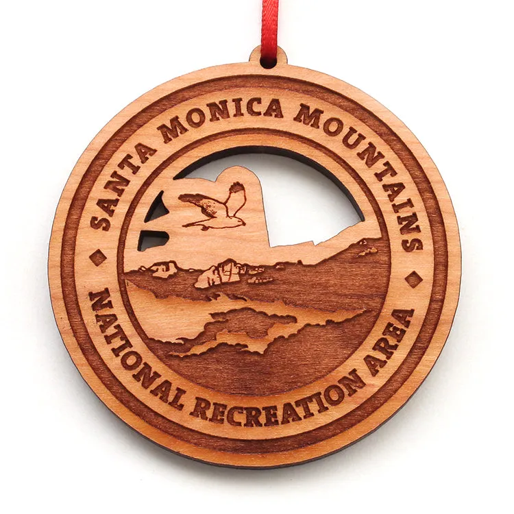 Santa Monica Mountains National Recreation Area Wood Ornament