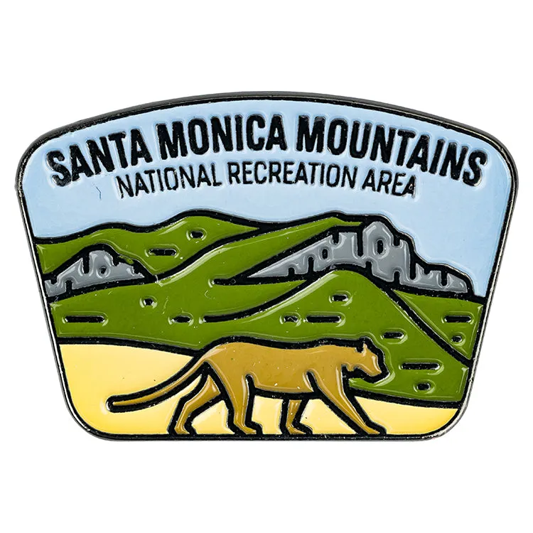 Santa Monica Mountains National Recreation Area Pin - Fell Logo