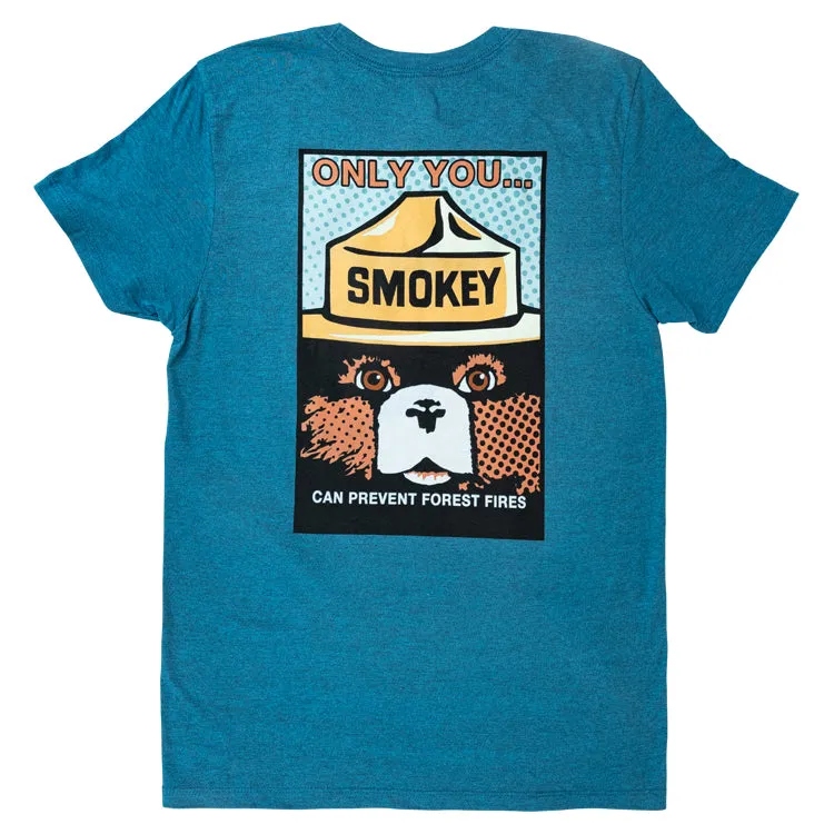 Smokey Bear Comic Art T-Shirt - Image 2