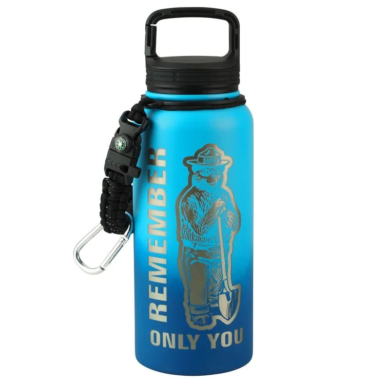 Smokey Bear Hiker Insulated Water Bottle