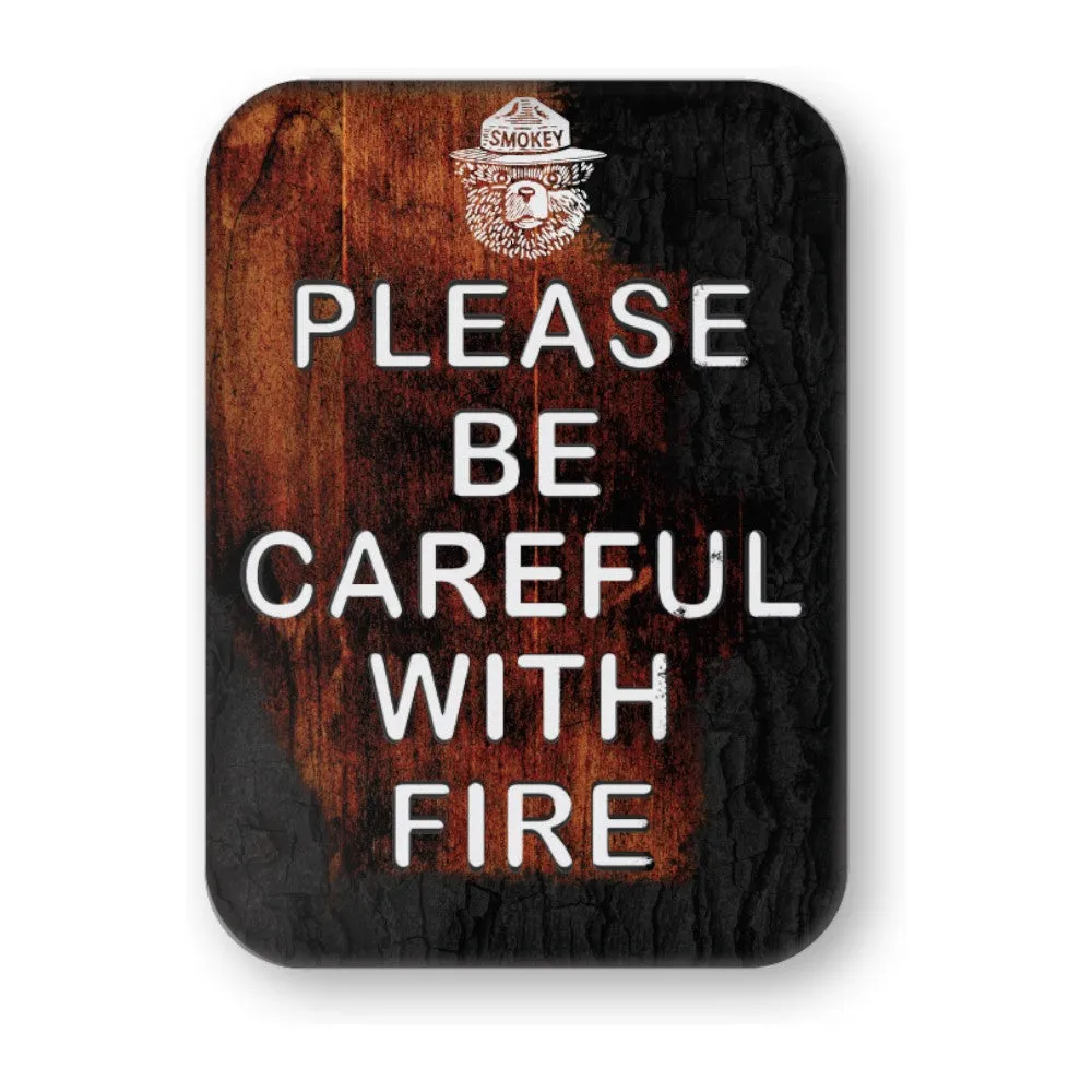 Smokey Bear Magnet - Careful with Fire