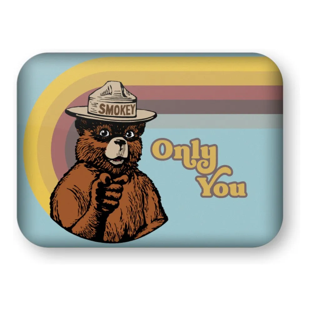 Smokey Bear Magnet - Only You Retro
