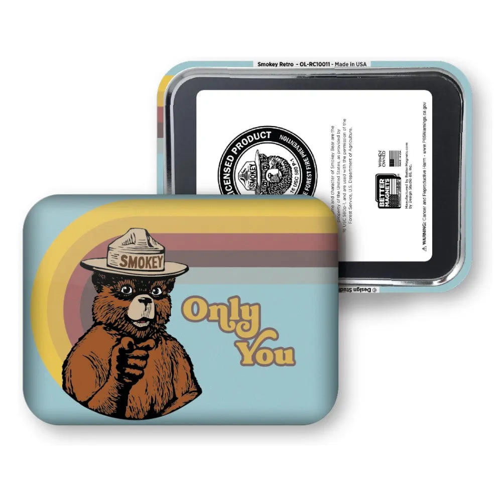 Smokey Bear Magnet - Only You Retro - Image 2