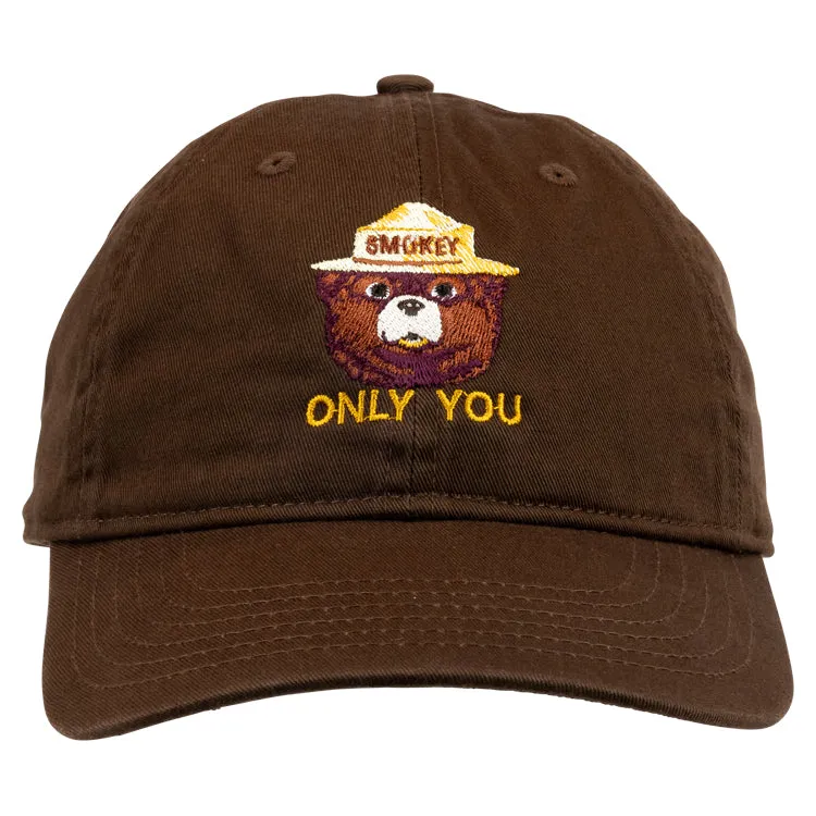 Smokey Bear Organic Cotton Cap - Brown - Image 2