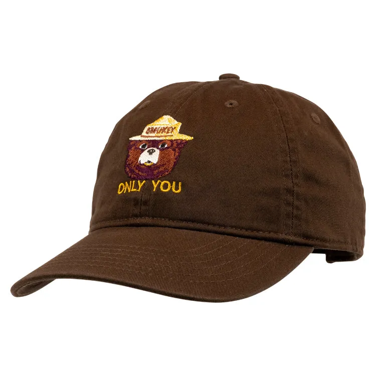 Smokey Bear Organic Cotton Cap - Brown - Image 3