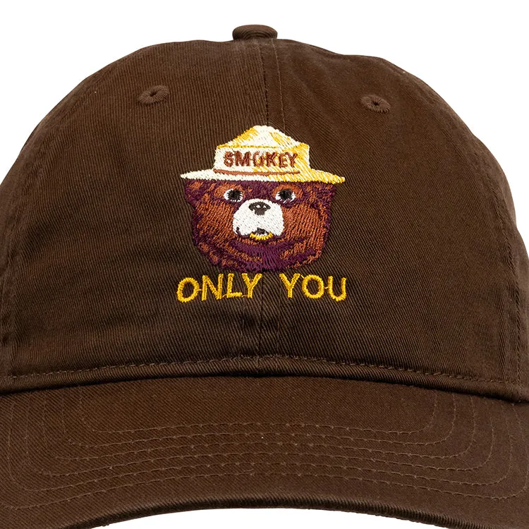 Smokey Bear Organic Cotton Cap - Brown - Image 5