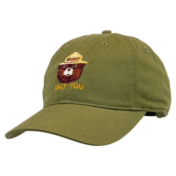 Smokey Bear Organic Cotton Cap - Green - Image 3