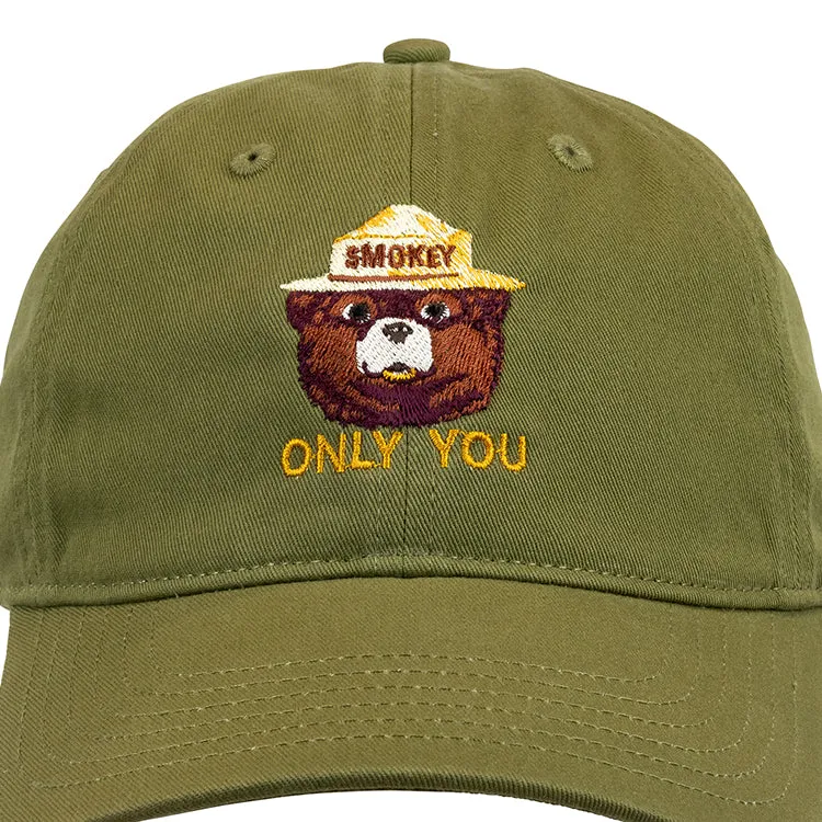 Smokey Bear Organic Cotton Cap - Green - Image 5