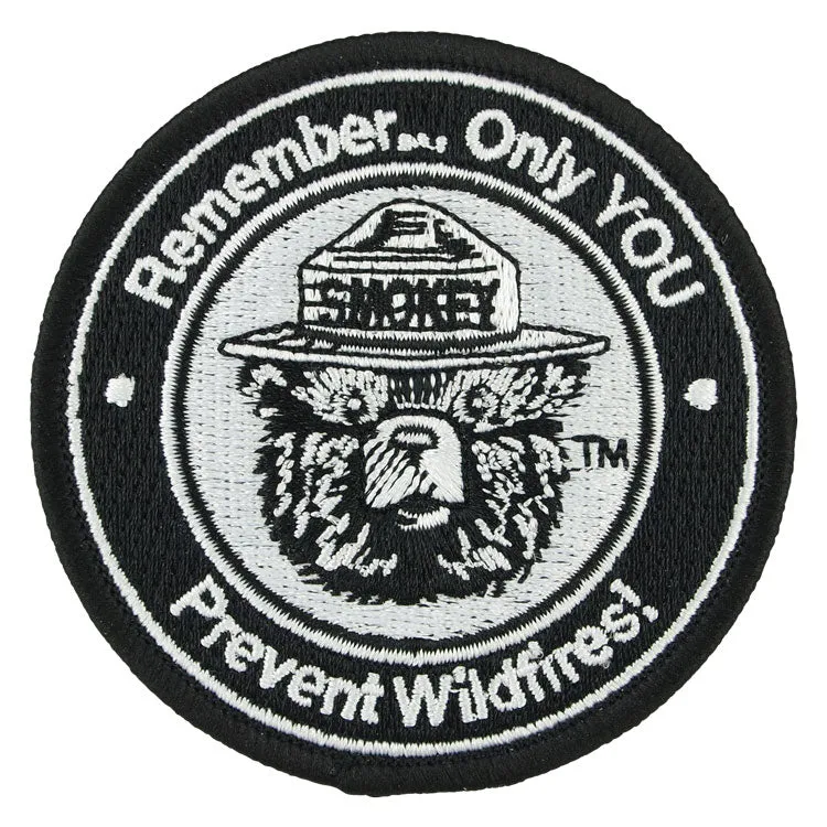 Smokey Bear Patch - Round