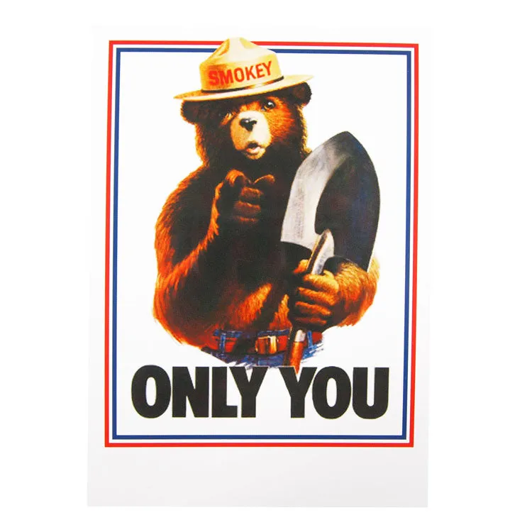 Smokey Bear Postcard - Only You - Image 2