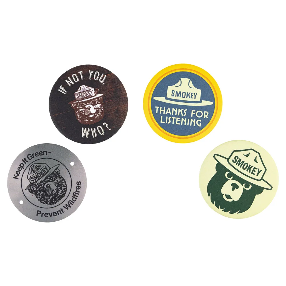 Smokey Bear Round Magnet Set - Classic - Image 2