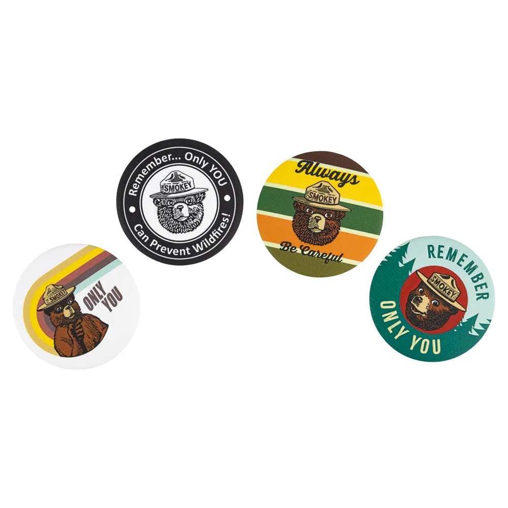 Smokey Bear Round Magnet Set - Retro - Image 3