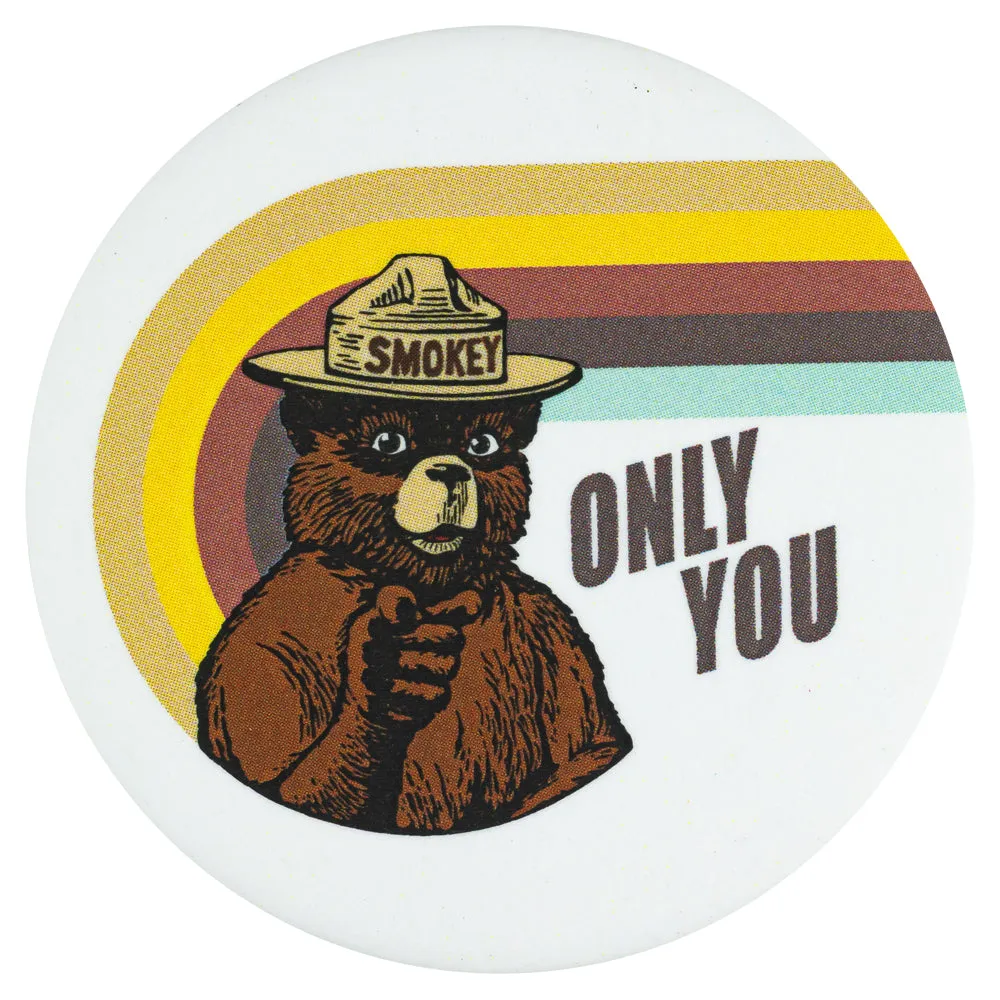 Smokey Bear Round Magnet Set - Retro - Image 7