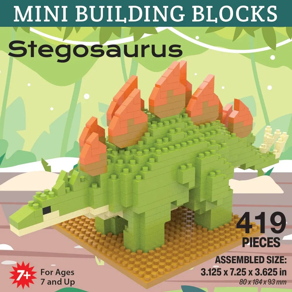 Stegosaurus Mini Block Set