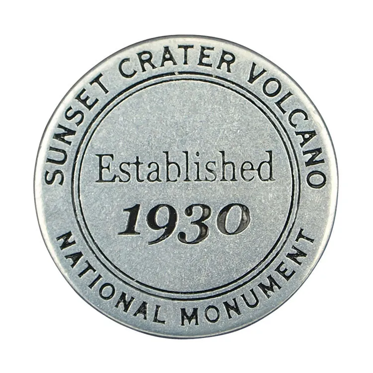 Sunset Crater Volcano National Monument Collectible Token - Image 2