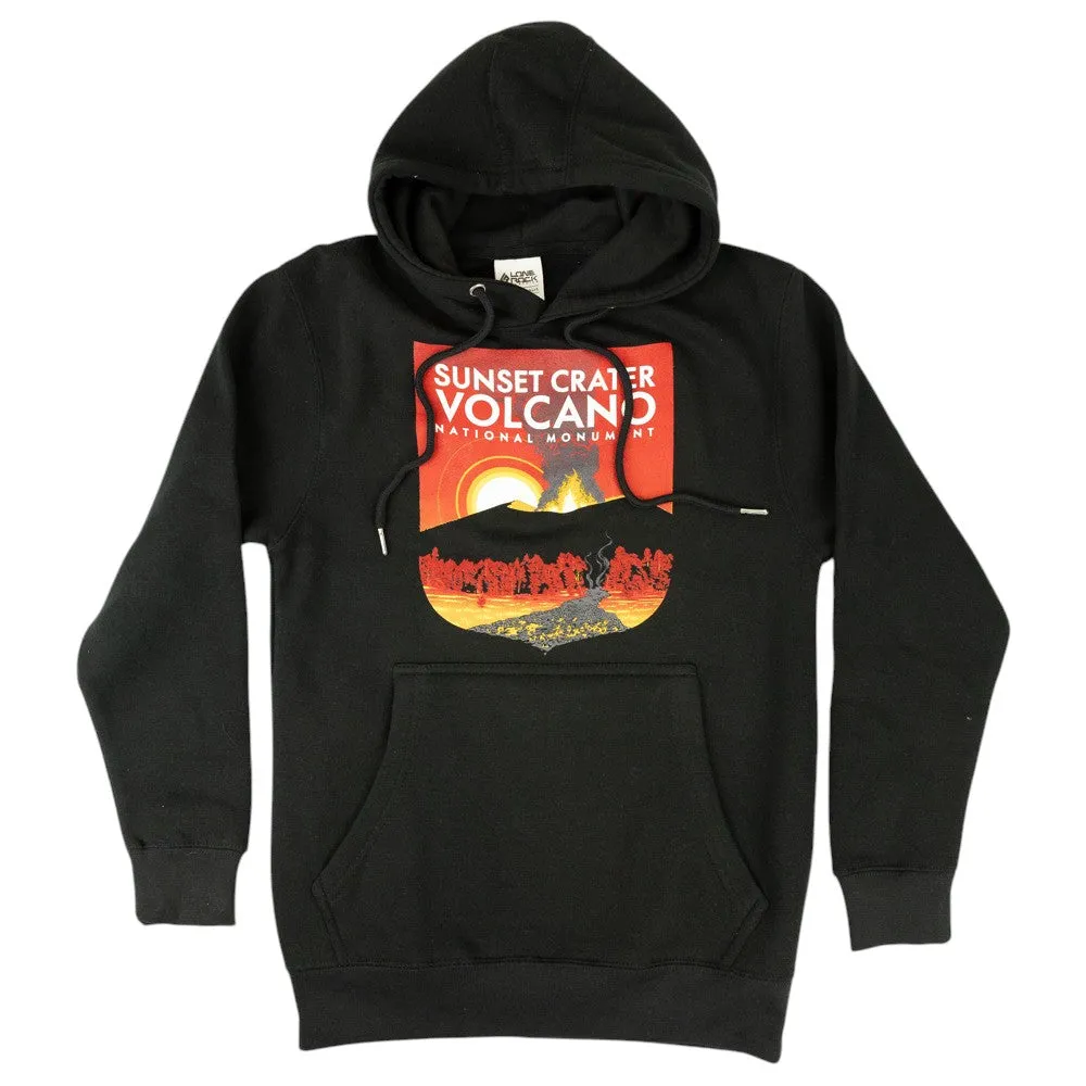 Sunset Crater Volcano National Monument Fleece Hoodie - Milestone