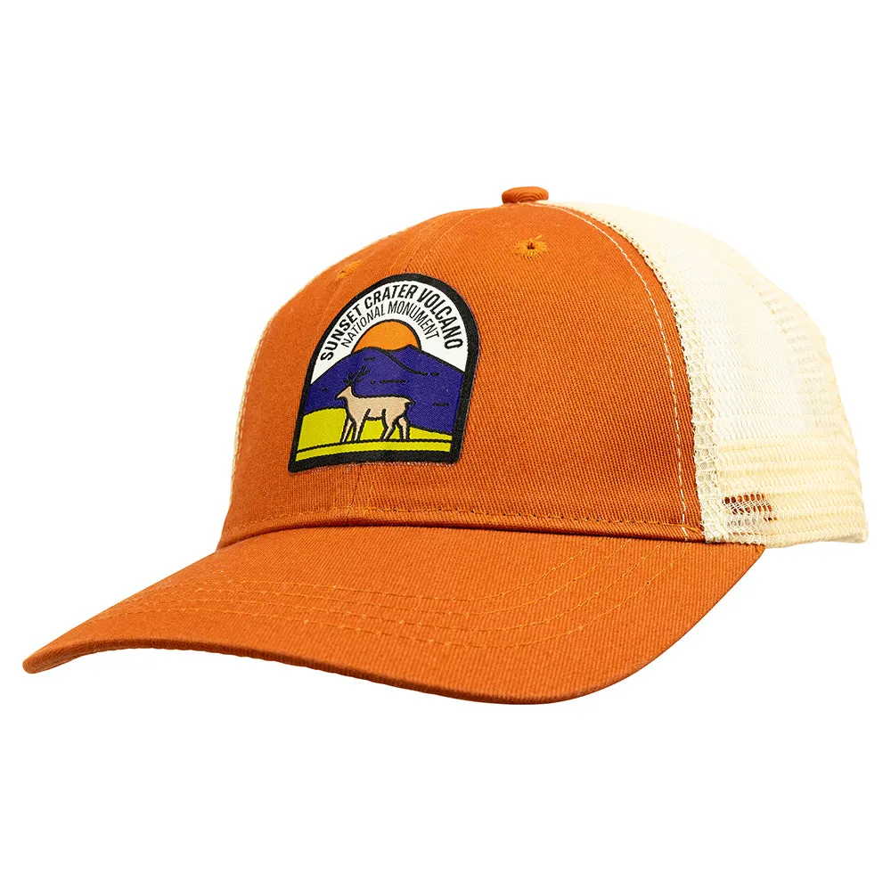 Sunset Crater Volcano National Monument Mesh-Back Cap - Fell Logo - Image 3