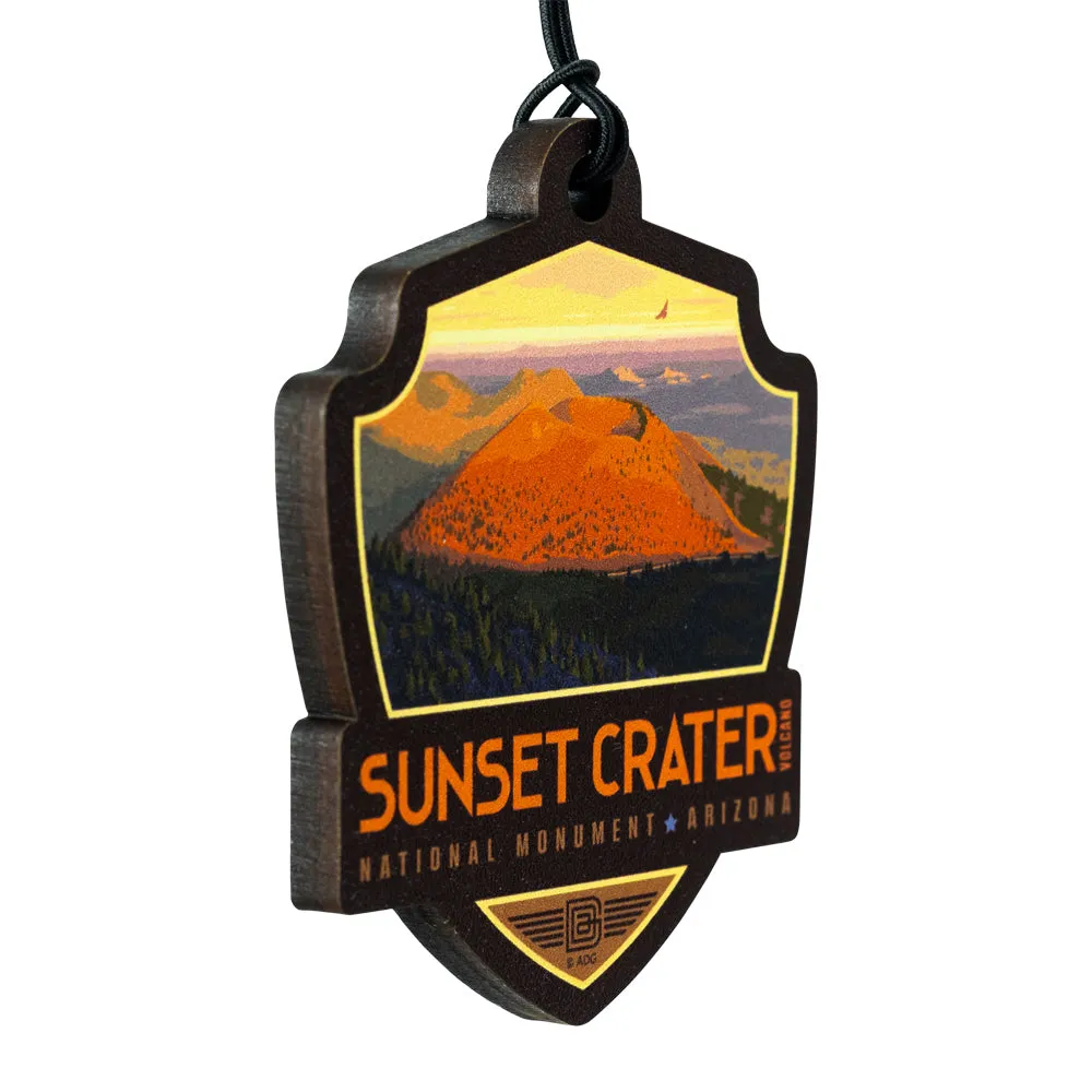 Sunset Crater Volcano National Monument Ornament - ADG Badge Graphic - Image 2