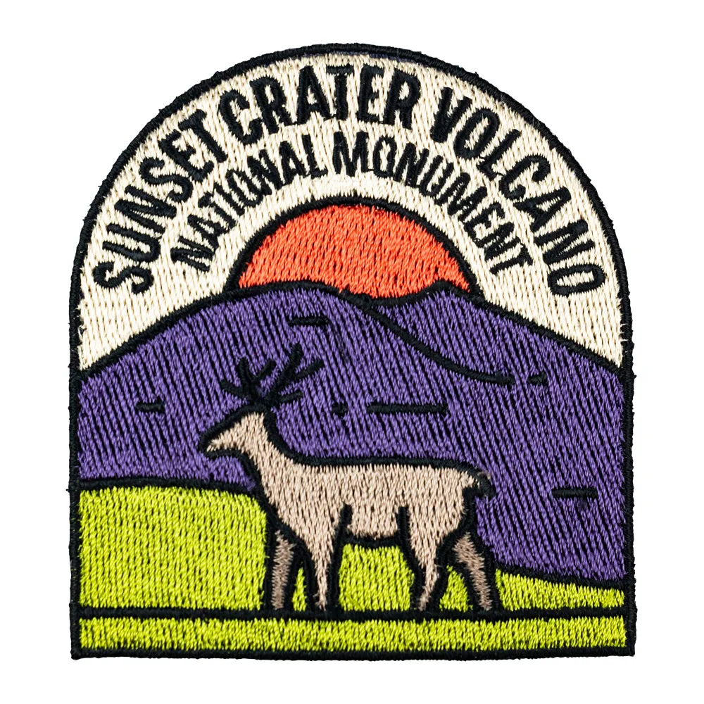Sunset Crater Volcano National Monument Patch - Fell Logo