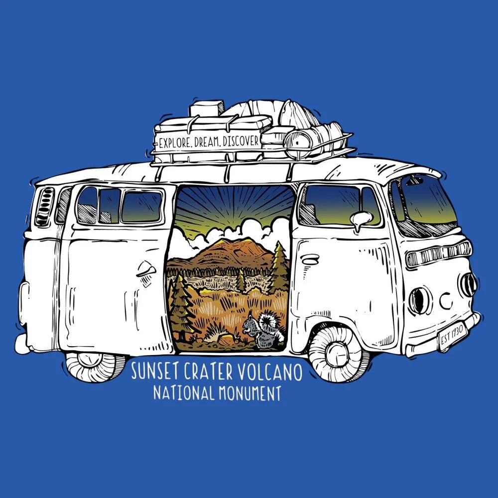 Sunset Crater Volcano National Monument T-Shirt - Van Tour - Image 2