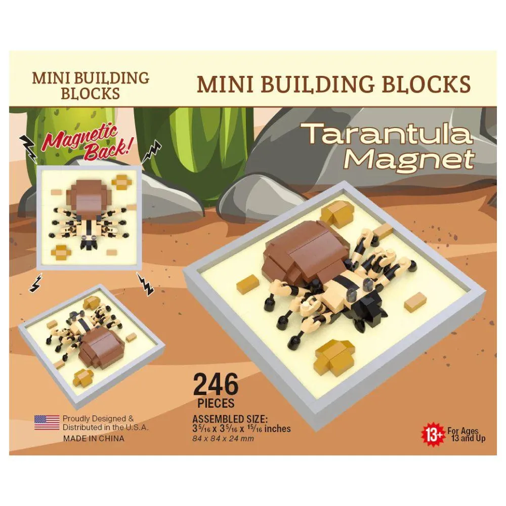 Tarantula Mini Block Magnet