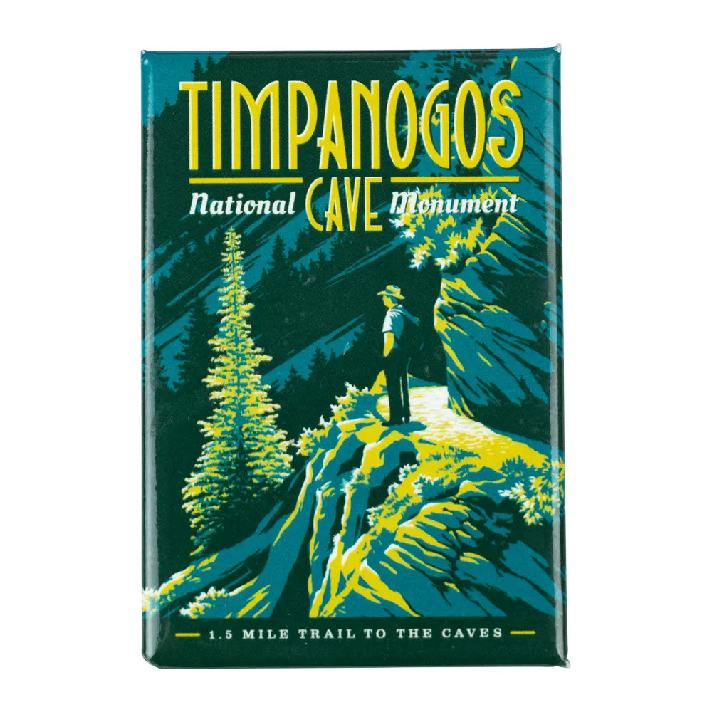 Timpanogos Cave National Monument Magnet - Trail to the Caves