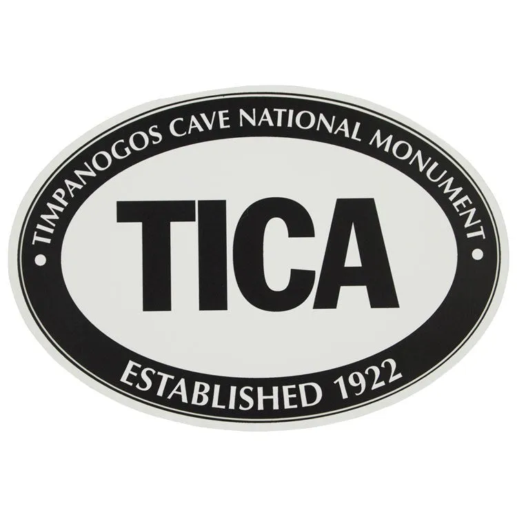 Timpanogos Cave National Monument Sticker - Euro Oval
