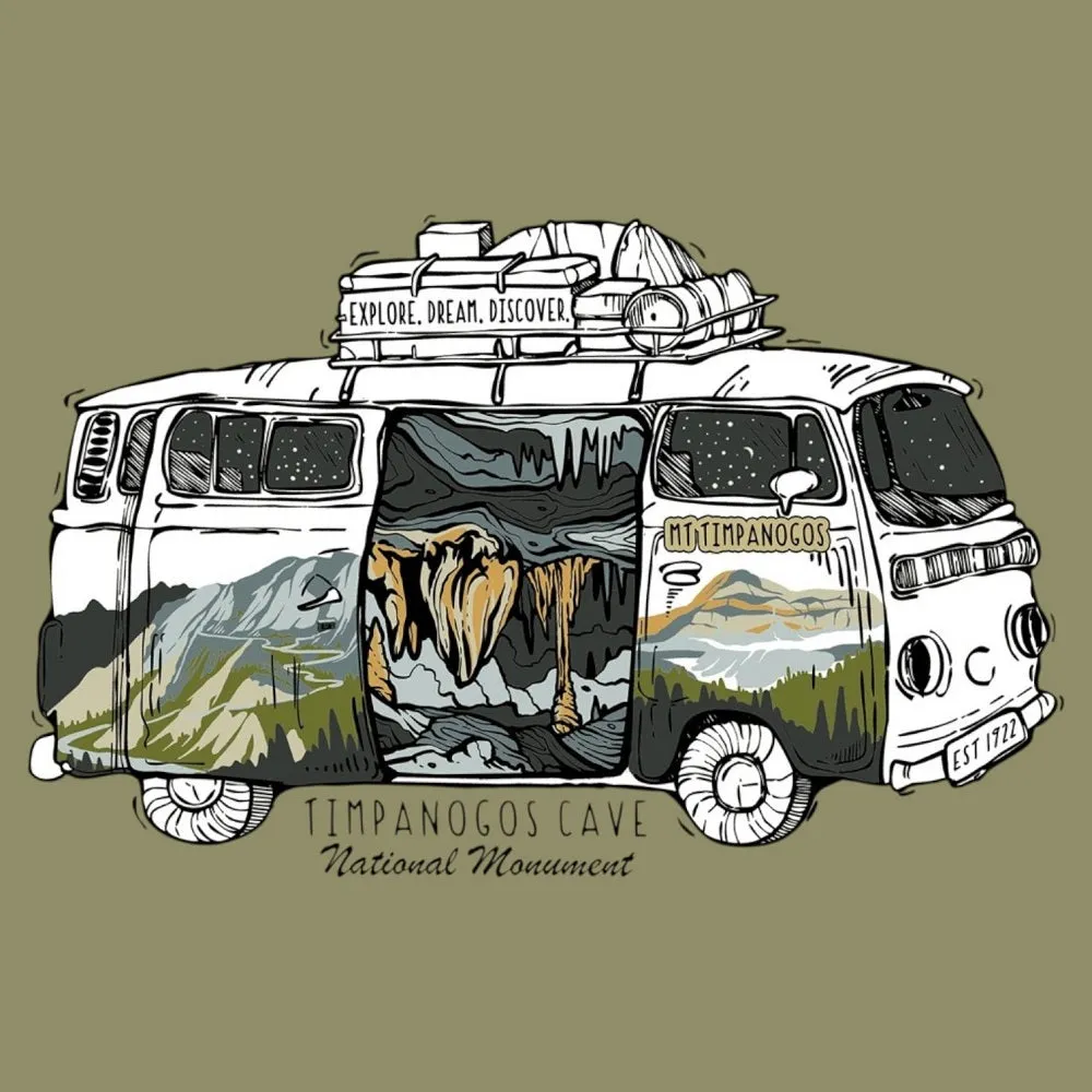 Timpanogos Cave National Monument T-Shirt - Van Tour - Image 2