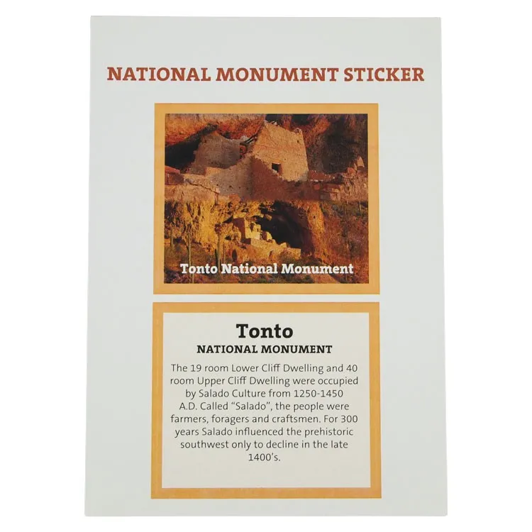 Tonto National Monument Park Sticker