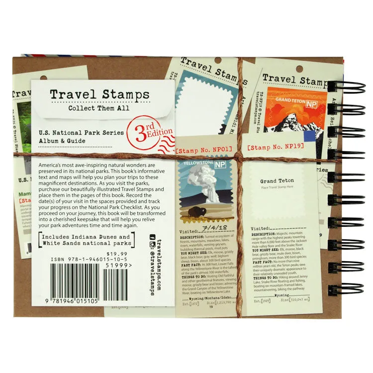 Travel Stamps U.S. National Park Album & Guide - Image 3