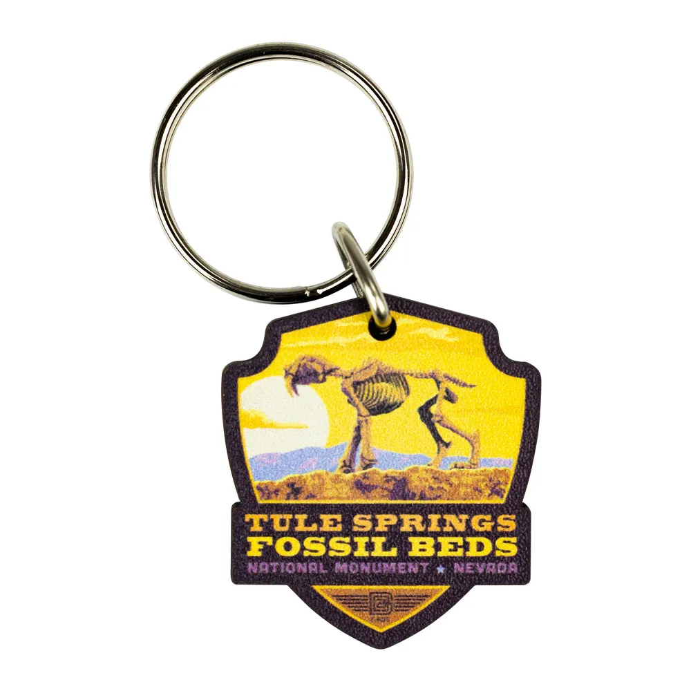 Tule Springs Fossil Beds National Monument Keychain - ADG Badge Graphic