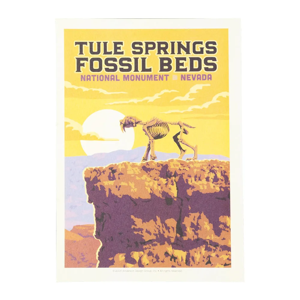 Tule Springs Fossil Beds National Monument Postcard - ADG Graphic