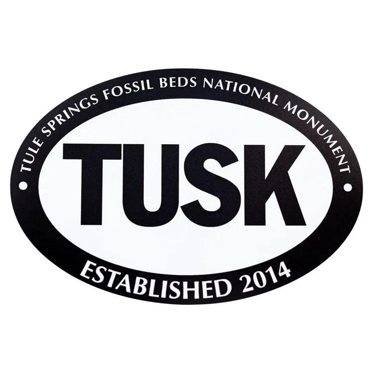 Tule Springs Fossil Beds National Monument Sticker - Euro Oval