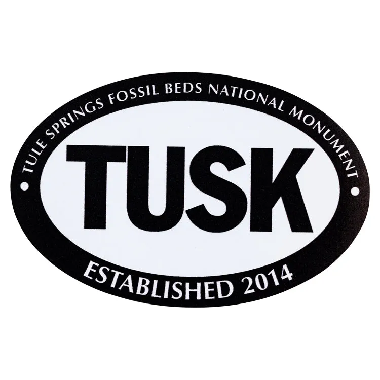Tule Springs Fossil Beds National Monument Sticker - Mini Oval