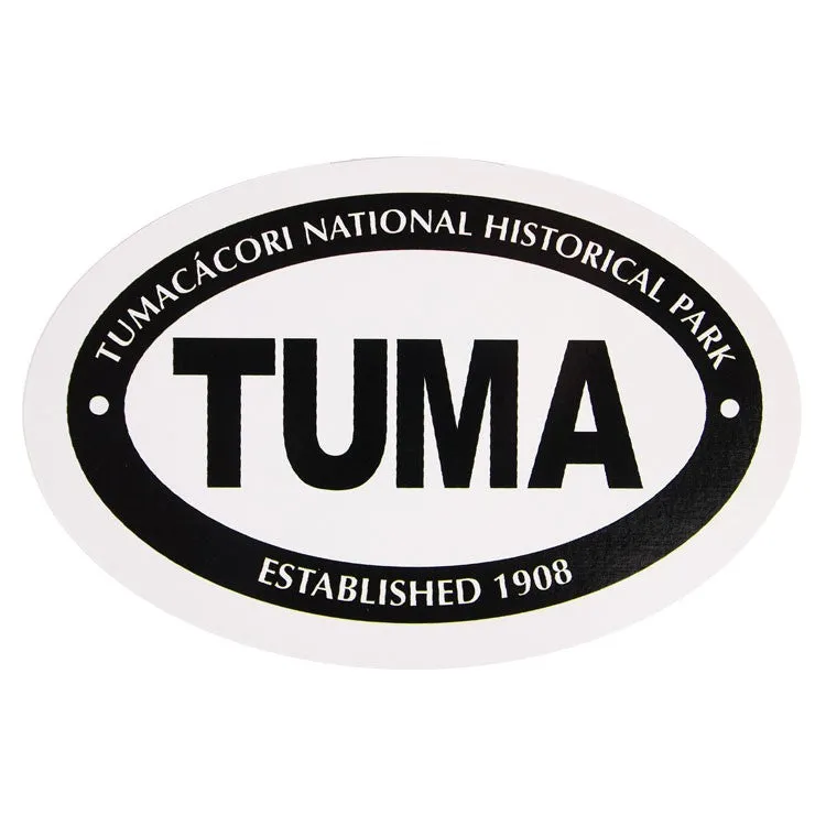 Tumacácori National Historical Park Sticker - Euro Oval