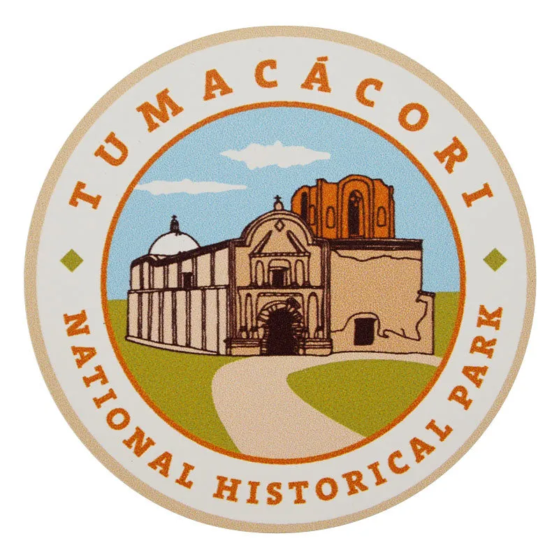 Tumacácori National Historical Park Sticker - Round Logo
